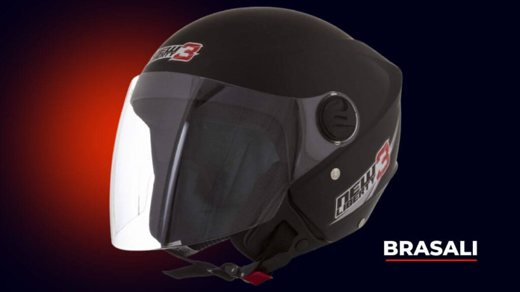 CAPACETE ABERTO PRO TORK NEW LIBERTY 3 SOLID PRETO FOSCO 1
