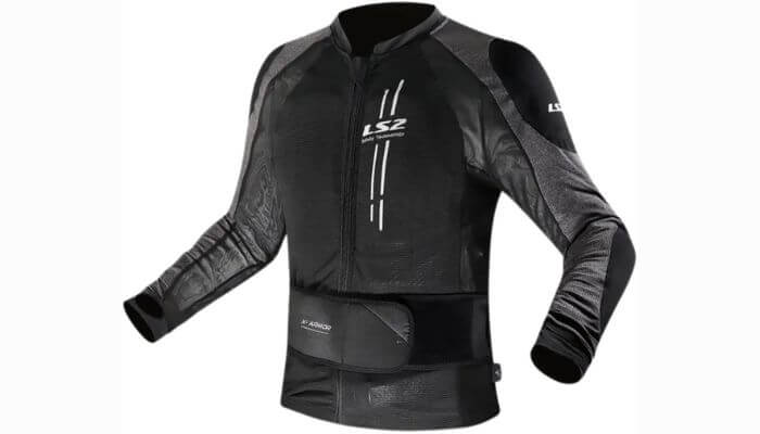 Jaquetas de proteção para motociclistas LS2 X Armor com certificação CE e máxima absorção de umidade