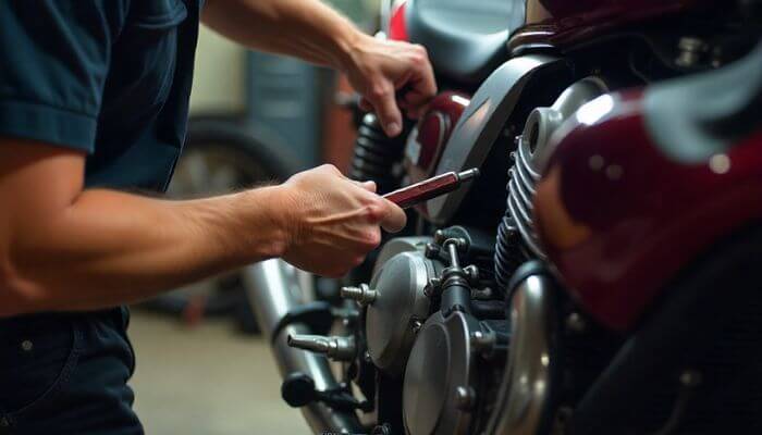 Inspeção dos pneus: dica essencial de Manutenção de Moto para Iniciantes.