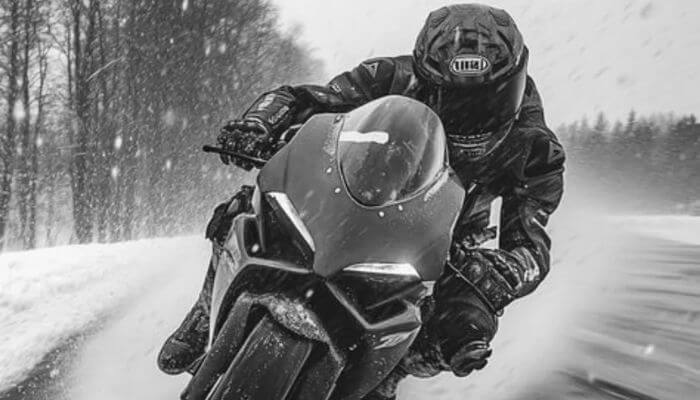 Detalhes do fone de ouvido para capacete bluetooth VIANOVA com acabamento resistente e microfone embutido.